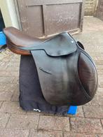 Donkerbruin veelzijdigheidszadel 17,5 inch, Dieren en Toebehoren, Paarden en Pony's | Zadels, Ophalen of Verzenden, Gebruikt, Recreatie