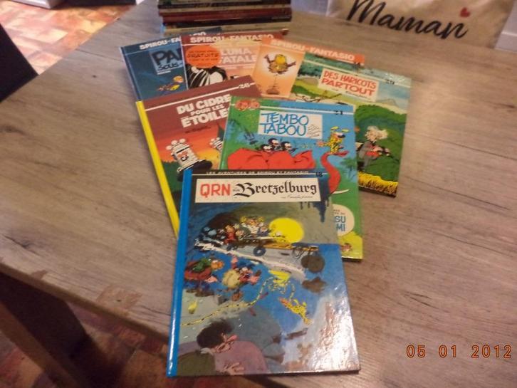 av BD de spirou et fantasio 3.00 eur la bd, Boeken, Stripverhalen, Zo goed als nieuw, Meerdere stripboeken, Ophalen of Verzenden
