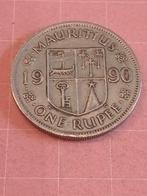 MAURITIUS 1 Rupee 1990, Postzegels en Munten, Munten | Afrika, Ophalen of Verzenden, Losse munt, Overige landen