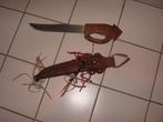 Kapmes Costa Rica. Leren etui uit Costa Rica en, handvat in, Ophalen of Verzenden