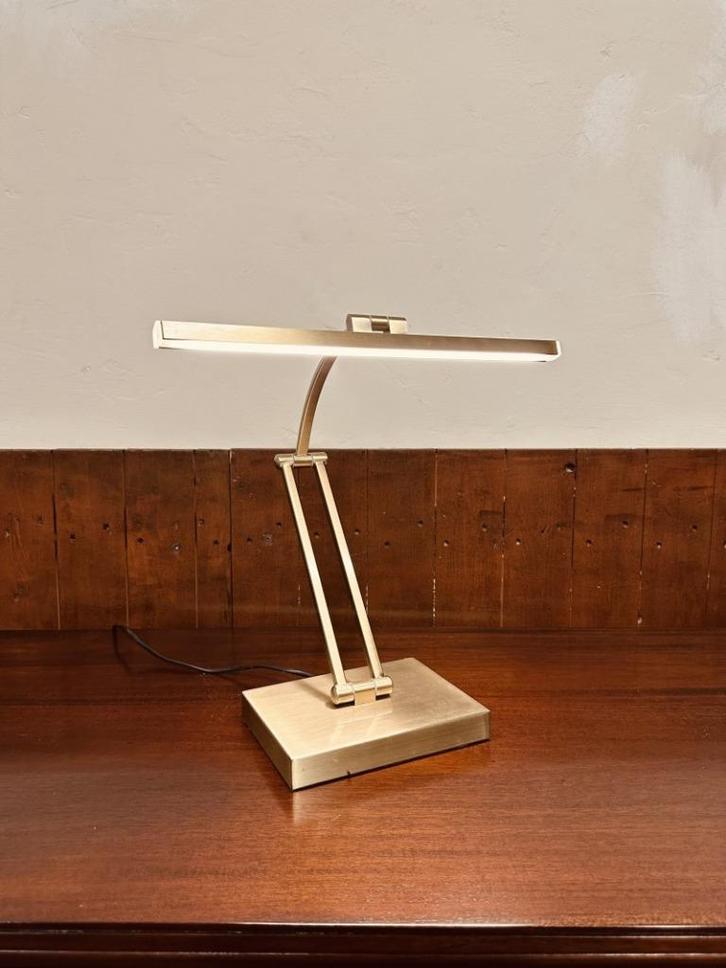 Klassieke Messing Pianolamp Bureaulamp, Antiek en Kunst, Antiek | Kantoor en Zakelijk, Ophalen of Verzenden