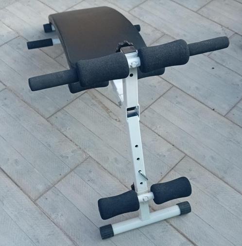 Comfortabele gevoerde opvouwbare buikspierbank!, Sport en Fitness, Fitnessapparatuur, Gebruikt, Overige typen, Buik, Rug, Metaal