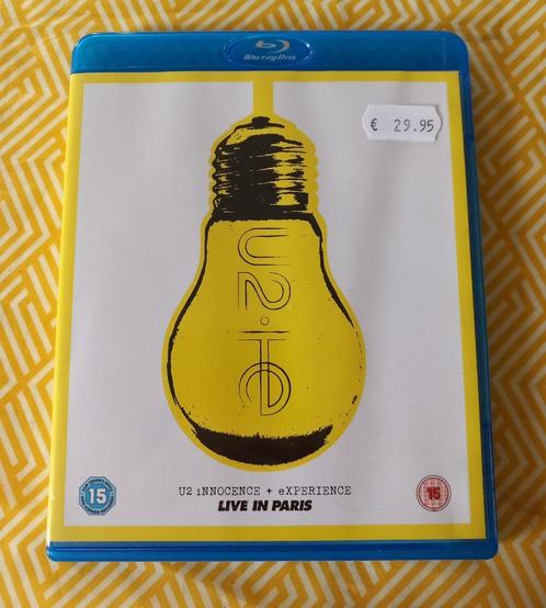 Blu Ray U2 Innocence + Experience Live in Paris, Cd's en Dvd's, Blu-ray, Zo goed als nieuw, Ophalen