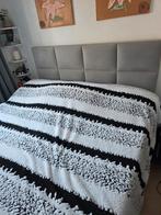 Boxspring met opbergruimte, Gris, Enlèvement, Utilisé, 200 cm