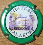 Champagnecapsule CHATEAU MALAKOFF groen & zwart nr.07a, Verzamelen, Wijnen, Nieuw, Frankrijk, Ophalen of Verzenden, Champagne