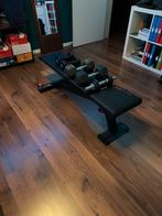 Fitness bench + gewichten, Sport en Fitness, Ophalen, Gebruikt, Fitnessbank