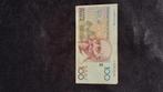 Oude belgische bankbiljet 100 frank, Los biljet, Ophalen
