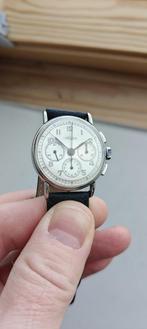 Te koop: Vintage Lemania 27chro c12 chronograaf, Handtassen en Accessoires, Horloges | Heren, Overige merken, Staal, Ophalen of Verzenden