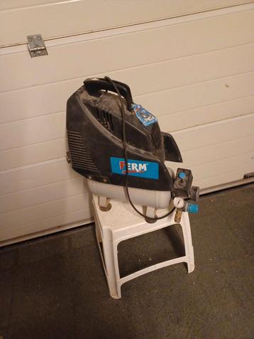 Compressor Ferm 1.5HP 220volt 6Liter  8bar pr60euro beschikbaar voor biedingen