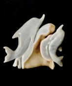 Agaat Dolfijn Geode Kwarts Beeld Mineraal Reiki, Antiek en Kunst, Kunst | Beelden en Houtsnijwerken, Verzenden