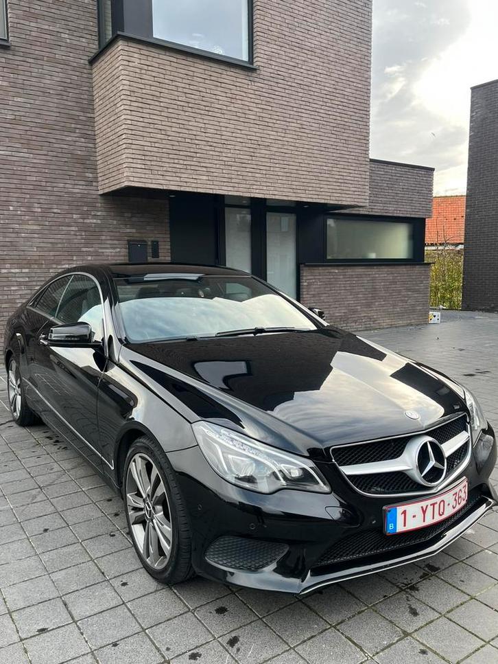 Mercedes E200 Coupe Facelift - 2014, Auto's, Mercedes-Benz, Particulier, E-Klasse, Benzine, Euro 6, Automaat, Zwart, Zwart, Leder