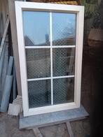 Vast raam met verdeling in glas - pvc, Châssis de fenêtre, 75 à 150 cm, 75 à 150 cm, Synthétique