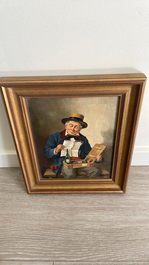Vintage schilderiken, Antiek en Kunst, Kunst | Schilderijen | Klassiek, Ophalen