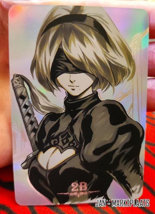 2B NieR Automata Rainbow Foil Holo Card #04, Collections, Cinéma & Télévision, Neuf, Envoi