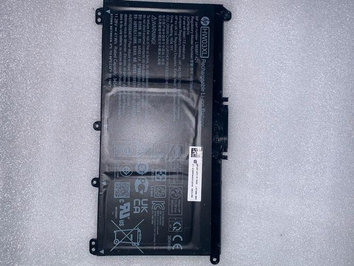 Batterie Pc portable Hp (HW03XL), Informatique & Logiciels, Ordinateurs portables Windows, Utilisé, Enlèvement ou Envoi