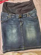 Zwangerschaps rok, Blauw, Rok, Yessica, Maat 46/48 (XL) of groter