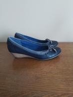 SCHOENEN VOOR DAMES, Schoenen met lage hakken, Blauw, Ophalen of Verzenden, Gedragen