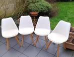 4 stoelen, Huis en Inrichting, Gebruikt, Wit, Vier, Modern