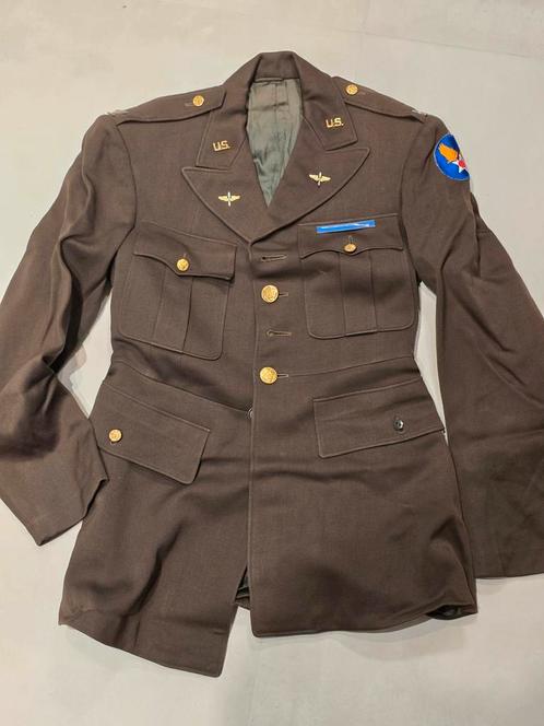 2e WOII - WW2- 2ieme GM officiersuniform USAF US Army, Verzamelen, Militaria | Tweede Wereldoorlog, Ophalen