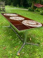 Vintage, mid century bijzettafel, salontafel, Overige materialen, 25 tot 50 cm, 100 tot 150 cm, Vintage, mid century