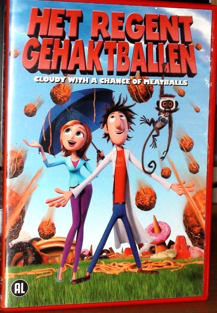 dvd cloudy with a chance of meatballs, Cd's en Dvd's, Dvd's | Tekenfilms en Animatie, Tekenfilm, Ophalen of Verzenden