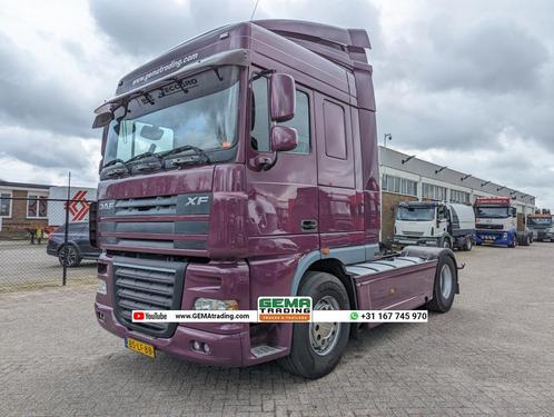 DAF FT XF105.410 4x2 SpaceCab Euro5 - Side Skirts - Spare Wh, Autos, Camions, Entreprise, ABS, Air conditionné, Cruise Control