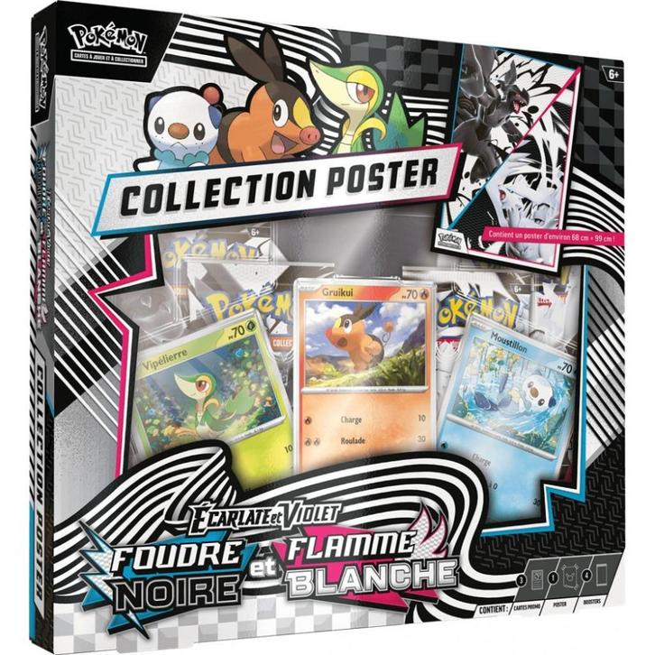Pokemon Coffret Poster10.5  Foudre Noire & Flamme Blanche, Hobby en Vrije tijd, Verzamelkaartspellen | Pokémon, Nieuw, Boosterbox