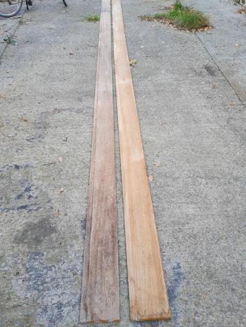 Gevel sponde dakrand plank 5m 83 lang x 17 cm 2 STUKS NIEUW  beschikbaar voor biedingen