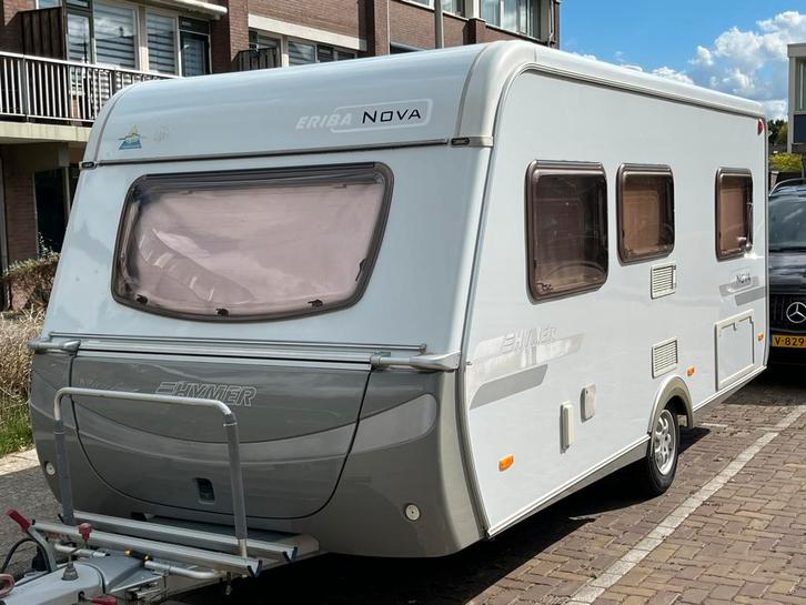 Eriba nova 465 isabella voortent met carbon stokken, Caravans en Kamperen, Caravans, Particulier, tot en met 4, 1000 - 1250 kg
