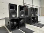 TWAUDiO: 4x M10 10"/1,4" top + 2x B30 2x15" sub, Audio, Tv en Foto, Luidsprekerboxen, Ophalen of Verzenden, Gebruikt, 120 watt of meer