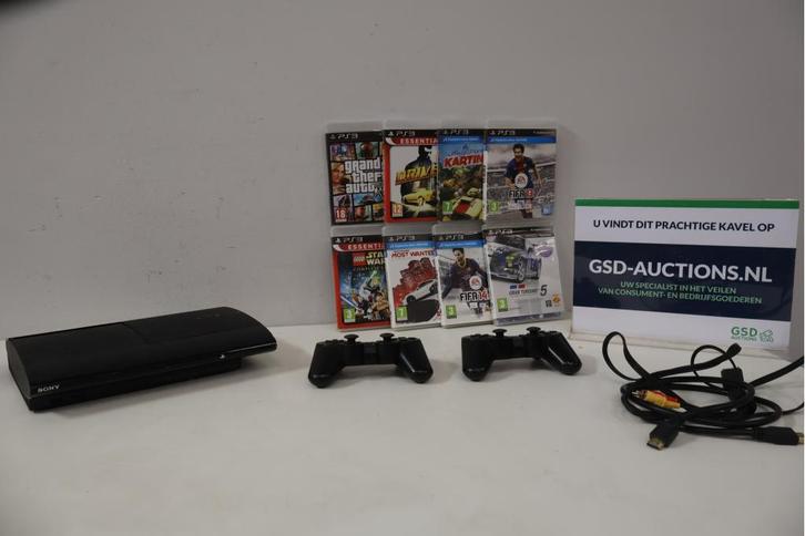 Playstation 3 met 2 Controllers & 8 Spellen, Games en Spelcomputers, Spelcomputers | Sony PlayStation 3, Ophalen of Verzenden