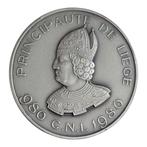 Très rare! Jeton / Belgique / Liège / Argent / 500 ex., Timbres & Monnaies, Enlèvement ou Envoi, Monnaie en vrac, Argent, Argent