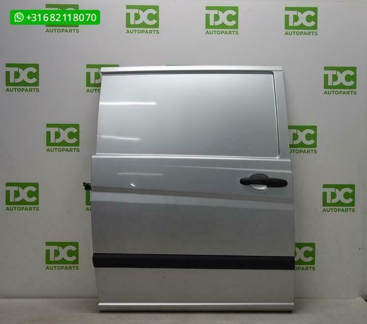 Mercedes Vito W639 ('03-'14) Schuifdeur rechts dicht grijs, Auto-onderdelen, Carrosserie, Deur, Mercedes-Benz, Rechts, Gebruikt