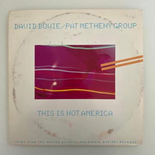 12" David Bowie This Is Not America 1985, CD & DVD, Vinyles | Pop, Utilisé, 1980 à 2000, 12 pouces, Enlèvement ou Envoi