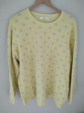 Pull Citroën jaune à pois argentés, Enlèvement, Taille 46/48 (XL) ou plus grande