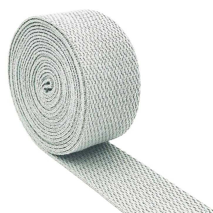 bandjes lichtgrijze katoenen naaizakken met lint van 32 mm, Hobby en Vrije tijd, Naaien en Fournituren, Nieuw, Verzenden