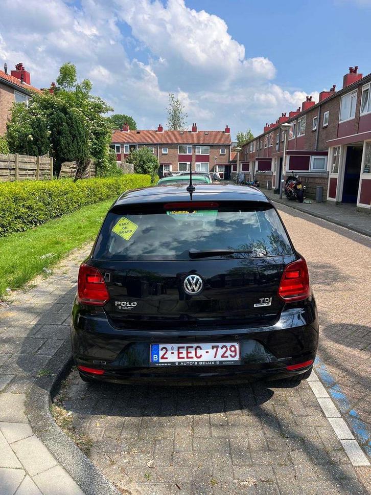 Polo 1.4 TDI. 2015, Auto's, Volkswagen, Particulier, Polo, Diesel, Euro 6, 5 deurs, Zwart, Grijs, Ophalen