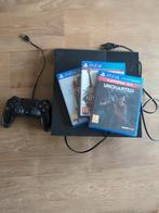 Ps4, 3 games, bakje en alle kabels (niet de pro), Games en Spelcomputers, Ophalen, Zo goed als nieuw, Pro