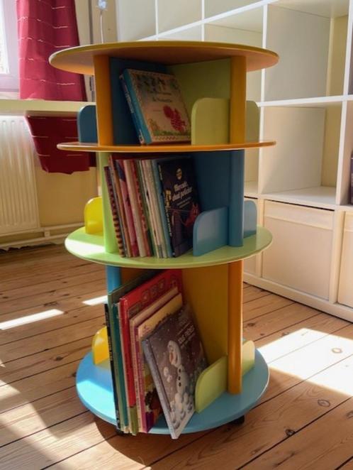 Armoire enfant - Bibliothèque sur roulettes, Huis en Inrichting, Kasten | Boekenkasten, Gebruikt, Minder dan 50 cm, Minder dan 100 cm
