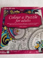 Puzzel kleuren voor volwassenen - 100 stukjes - 25cm x 25cm, Hobby en Vrije tijd, Nieuw, Ophalen