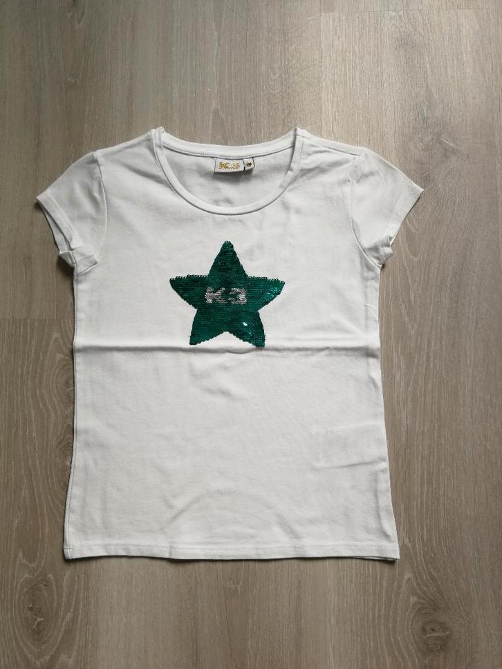 Verschillende t-shirts,maat 140, Kinderen en Baby's, Kinderkleding | Maat 140, Zo goed als nieuw, Meisje, Shirt of Longsleeve