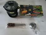 Nieuw fondue stel Bourguignonne in zwarte fonte., Elektronische apparatuur, Fonduesets, Ophalen of Verzenden, Nieuw, Brander, Fondueset