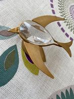 Uccello Swarowski Golden Brass vogel 24 k, Ophalen of Verzenden
