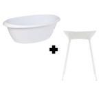 Baignoire avec support Blanc, Enfants & Bébés, Bains & Soins, Enlèvement, Utilisé, Baignoire, Autres marques