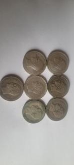 7 pièces de 5fr Leopold 1er tête nue prix pour le lot 175€, Timbres & Monnaies, Monnaies | Belgique, Enlèvement ou Envoi
