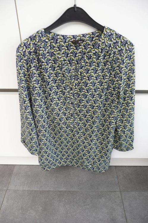 Losvallende bloes JBC (K726), Kleding | Dames, Blouses en Tunieken, Zo goed als nieuw, Maat 36 (S), Blauw, Ophalen of Verzenden