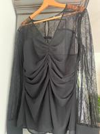 Zwarte kanten blouse in maat 40, Ophalen of Verzenden, Zo goed als nieuw, Maat 38/40 (M)