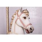 Carousel Horse beeld White – Paard Hoogte 145 cm, Nieuw, Ophalen