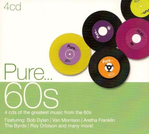 Pure... 60's - Compilatie van 4 cd's 💿 💿 💿 💿, Cd's en Dvd's, Cd's | Verzamelalbums, Zo goed als nieuw, R&B en Soul, Boxset