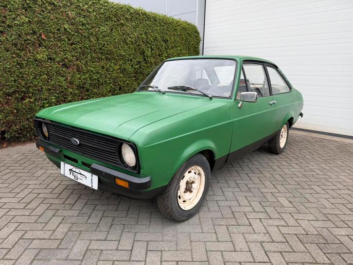 Ford Escort MK2 1300 2dr 1975, Auto's, Ford, Particulier, Escort, Trekhaak, Benzine, Coupé, 2 deurs, Handgeschakeld, Groen, Zwart